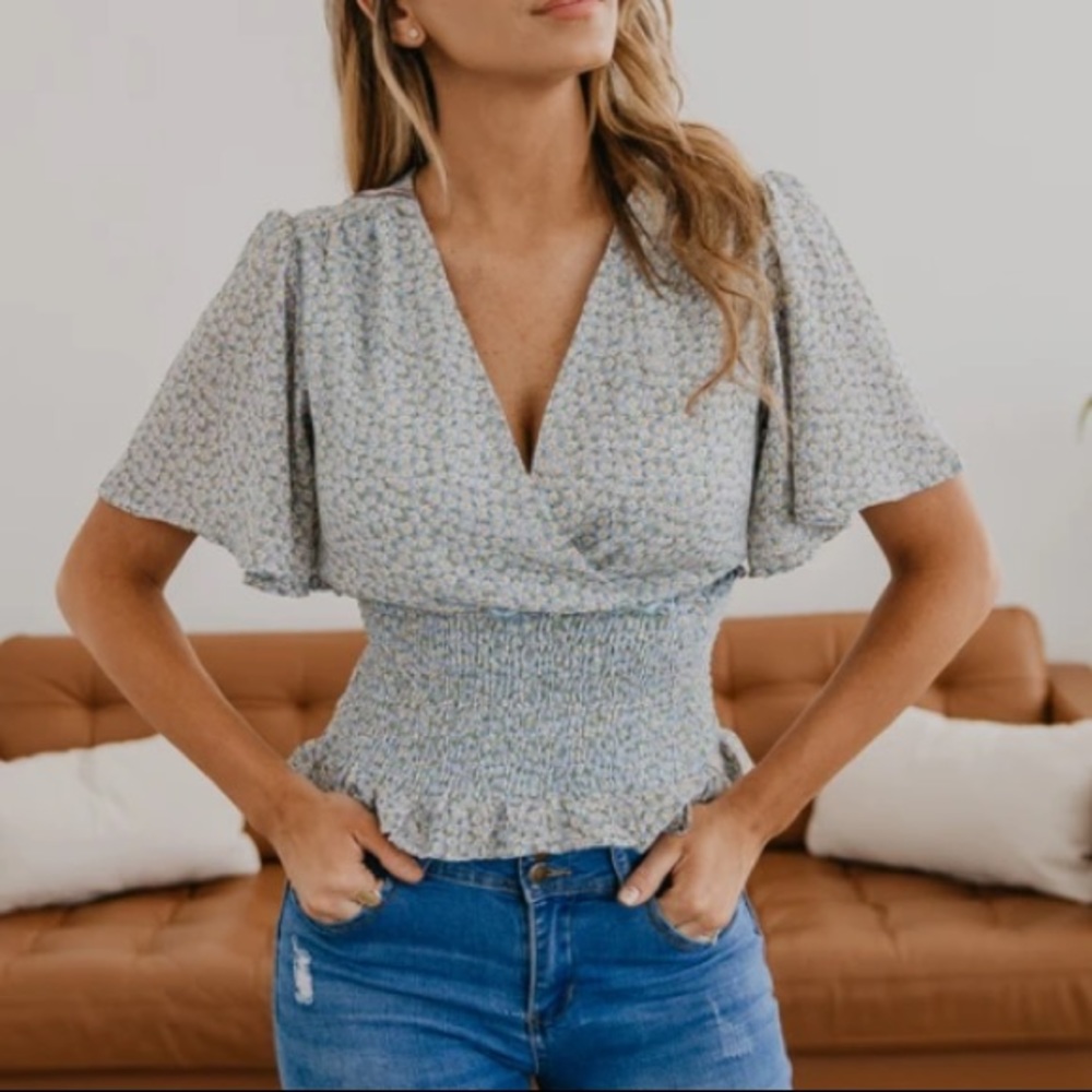 Smocked Top Size Medium